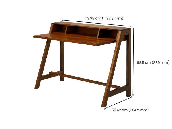 Hugo Study Table with Wooden Chair